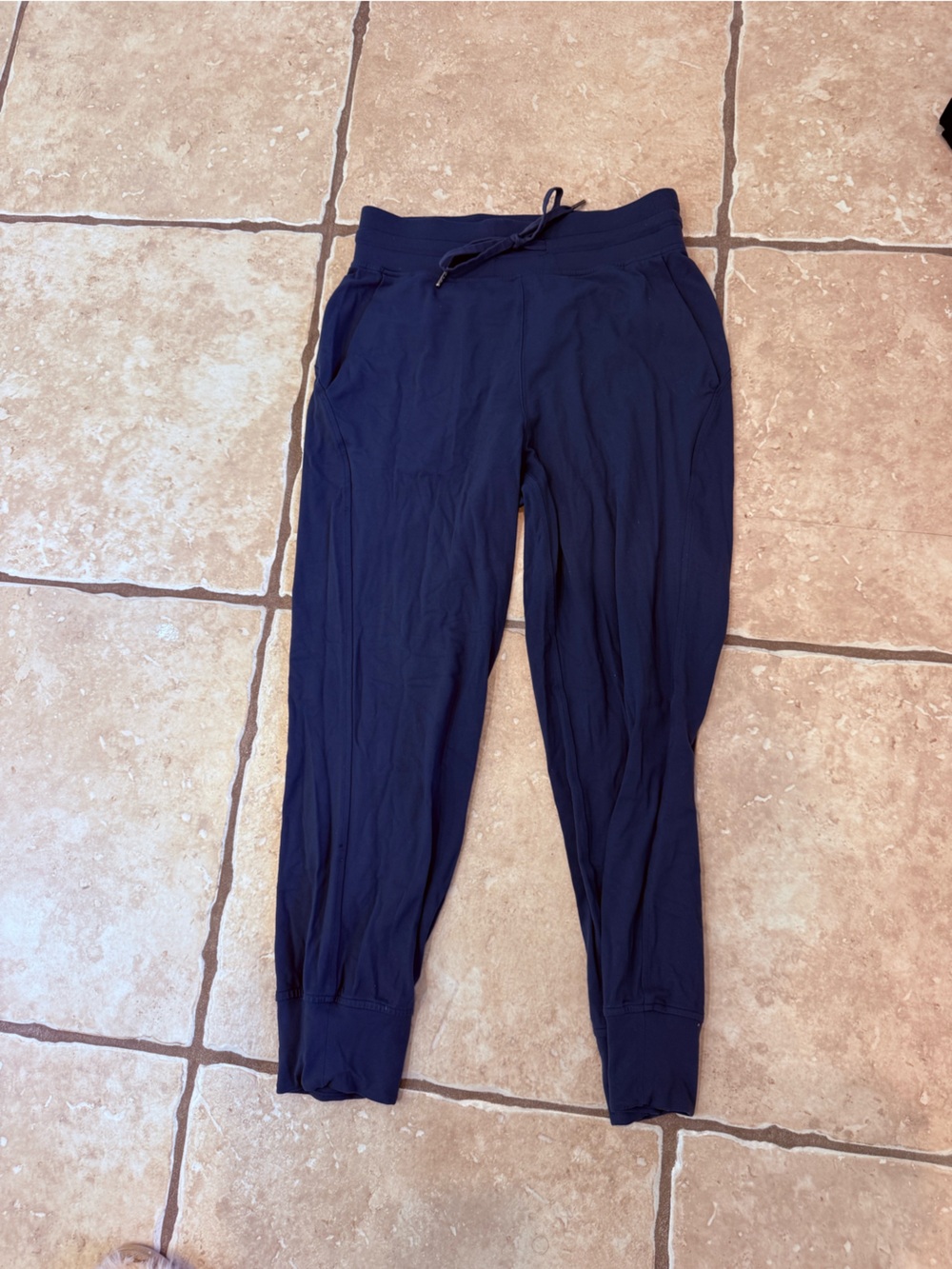 LULULEMON Navy Drawstring Jogger Pants size 4